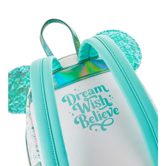 ⭐️Rare⭐️ Exclusive Disney 100 Years of Wonder Holographic Mini Backpack - Picture 3 of 5